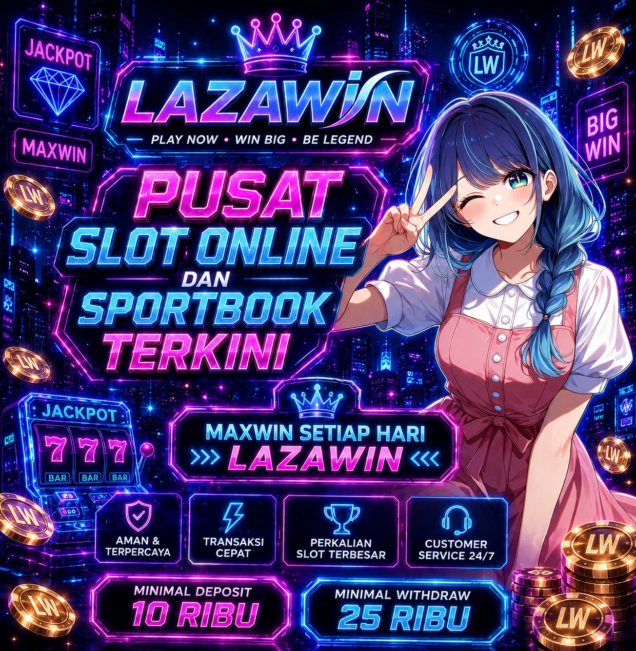 LAZAWIN Situs Edukasi Slot Online Terpercaya - Info Sportsbook dan RTP Terkini